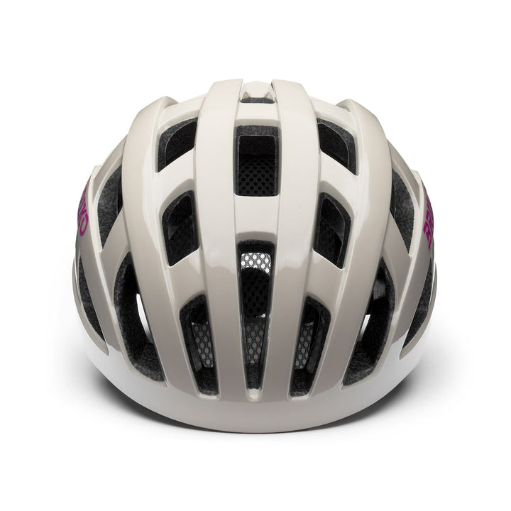 Unisex Beige and Pink Cycling Helmet with Ventilation and Padding 3