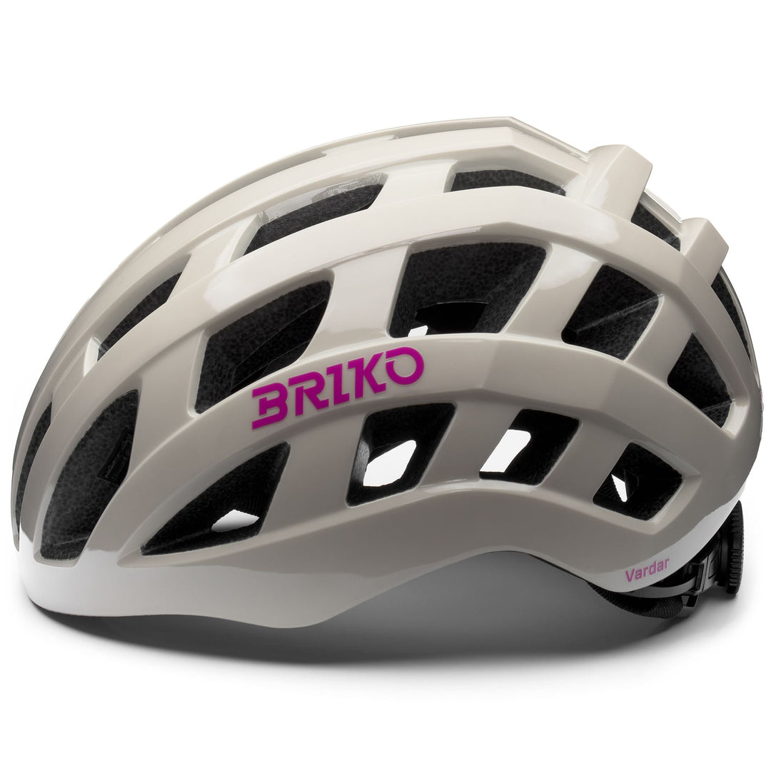 Unisex Beige and Pink Cycling Helmet with Ventilation and Padding main