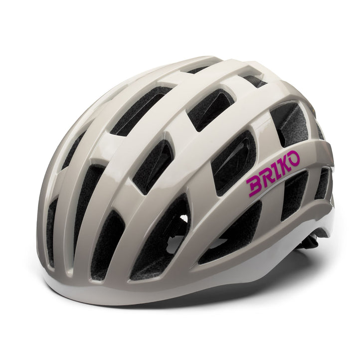 Unisex Beige and Pink Cycling Helmet with Ventilation and Padding 1