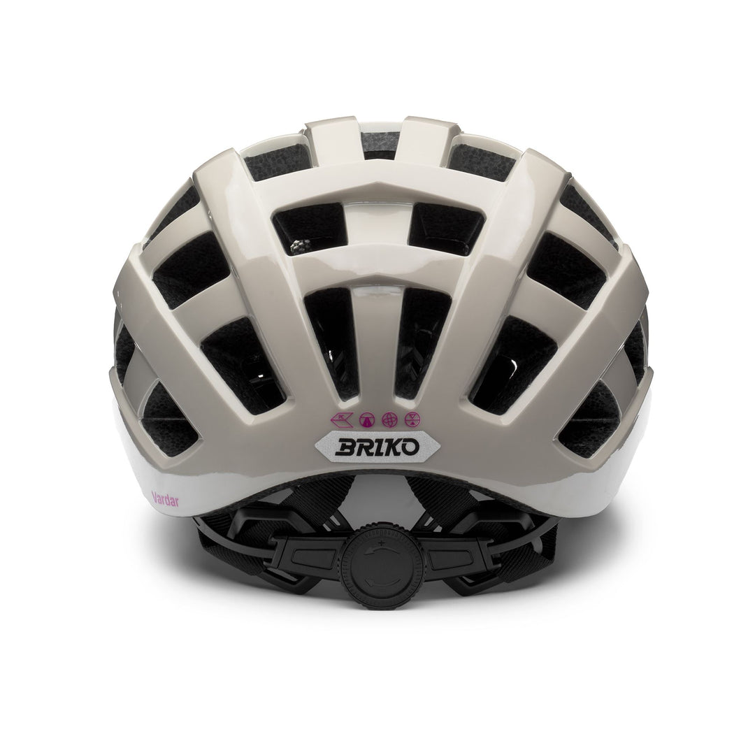 Unisex Beige and Pink Cycling Helmet with Ventilation and Padding main