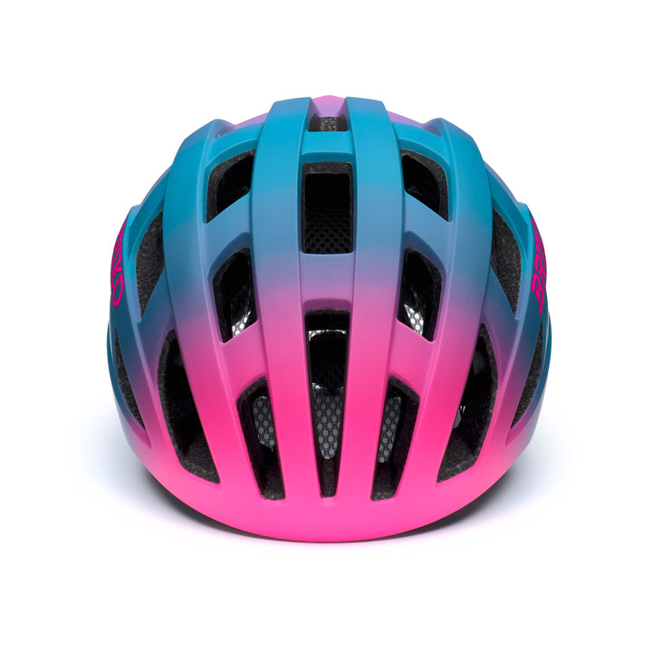 Unisex Blue and Pink Cycling Helmet with Ventilation and Reflectivity 3