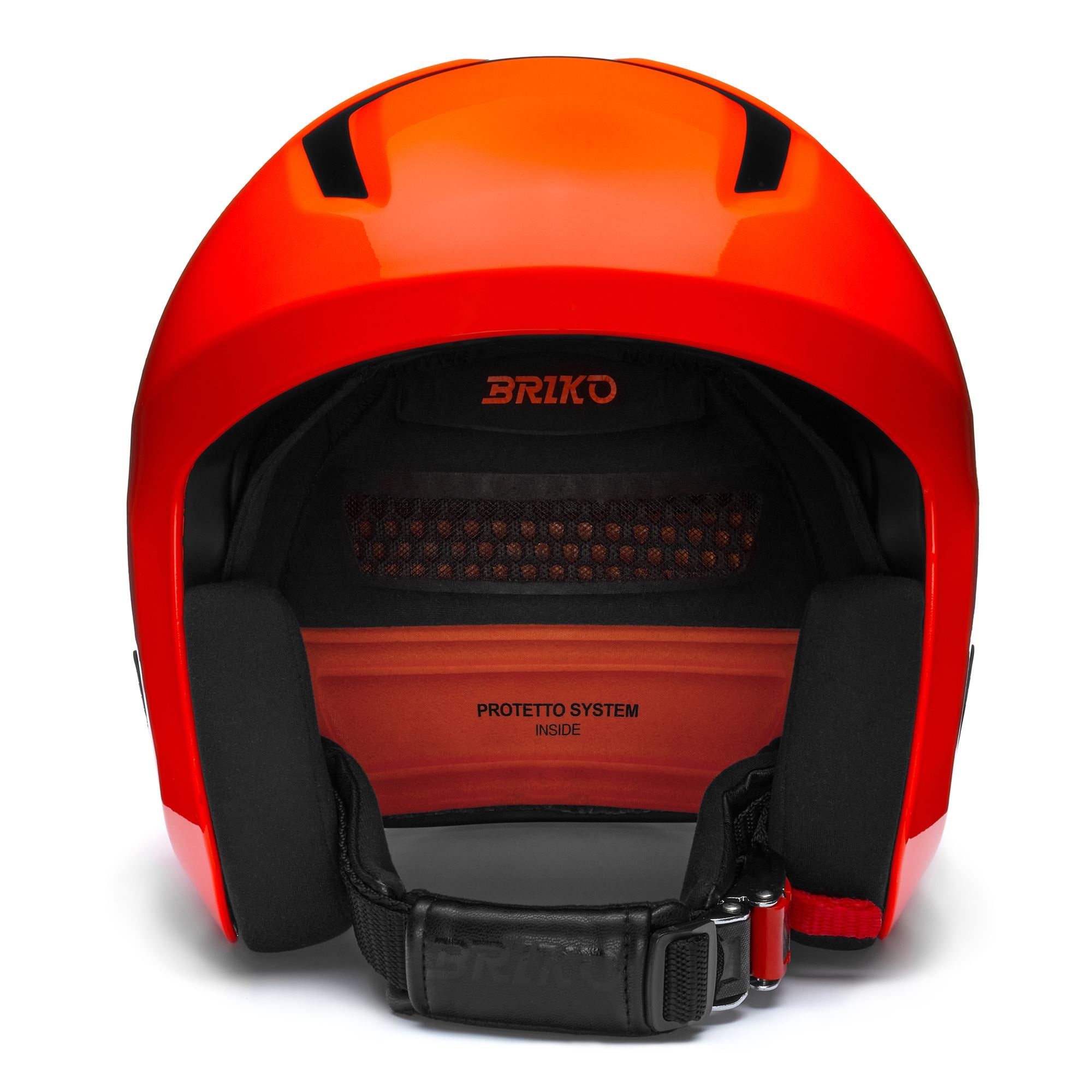 Helmets Unisex VULCANO 2.0 Helmet Shiny Orange Fluo - Black