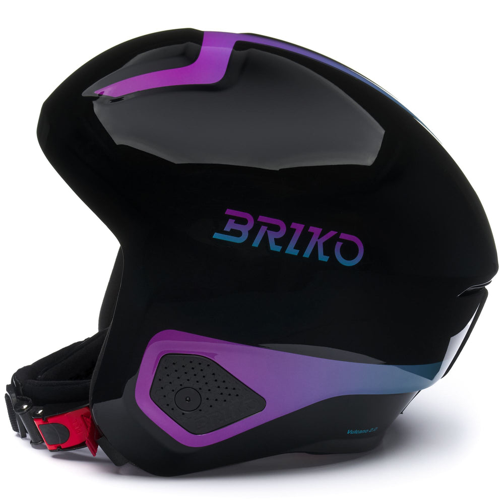 Unisex Violet and Black Ski Helmet for World Cup Racing 02