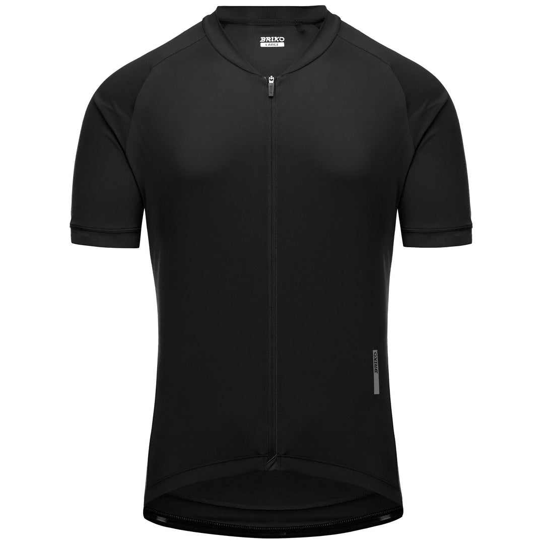 Black Men's Cycling Jersey for Road Riding 01