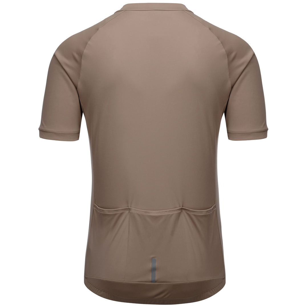Brown Men's Cycling Jersey for Road and Gravel Riding main