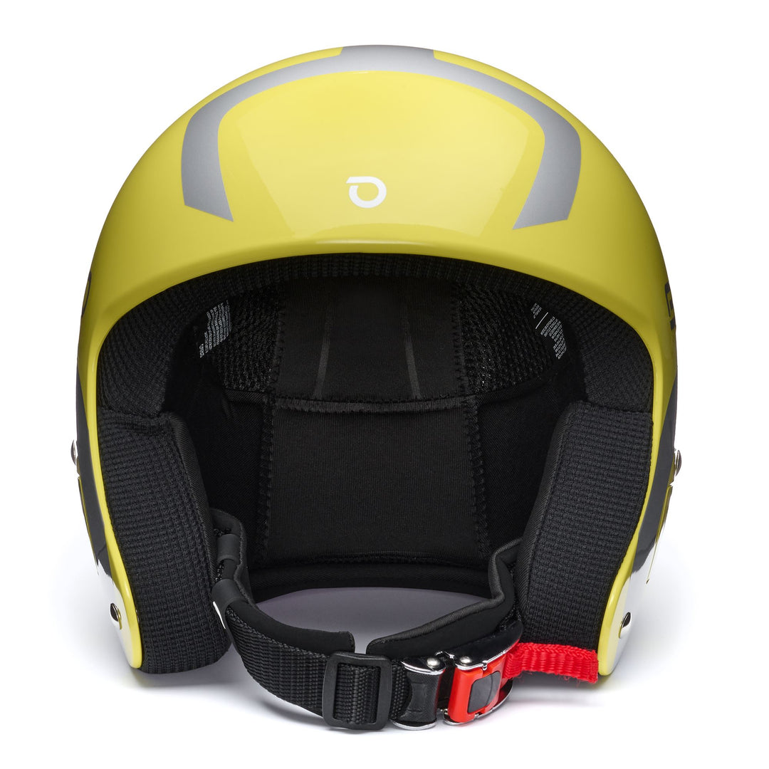 Casco da sci unisex verde e giallo con sistema di assorbimento degli urti main