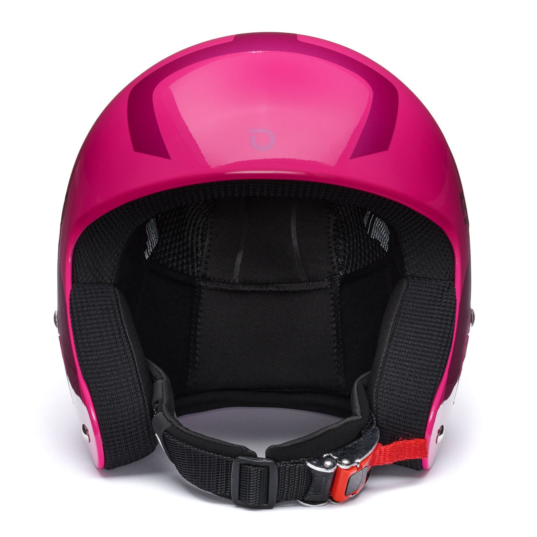 Casco da sci unisex rosso con sistema di assorbimento degli urti main