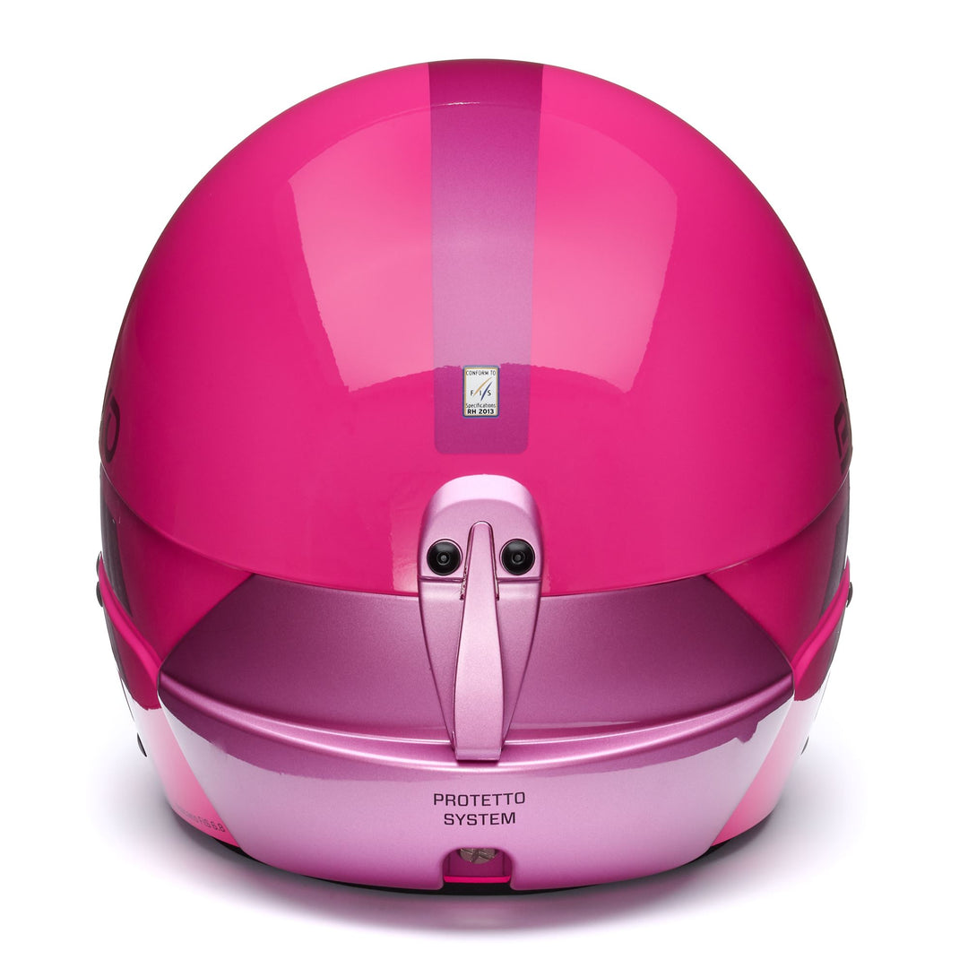 Casco da sci unisex rosso con sistema di assorbimento degli urti main