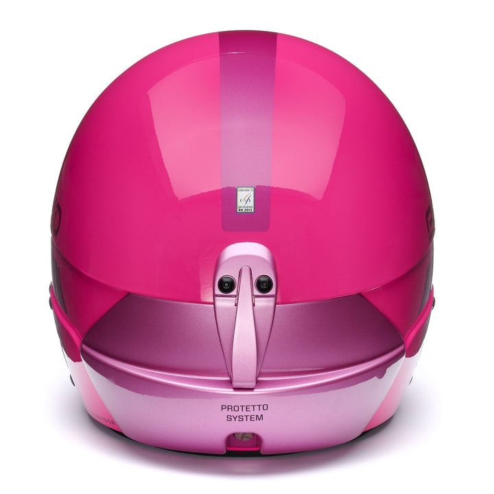 Casco da sci unisex rosso con sistema di assorbimento degli urti 4