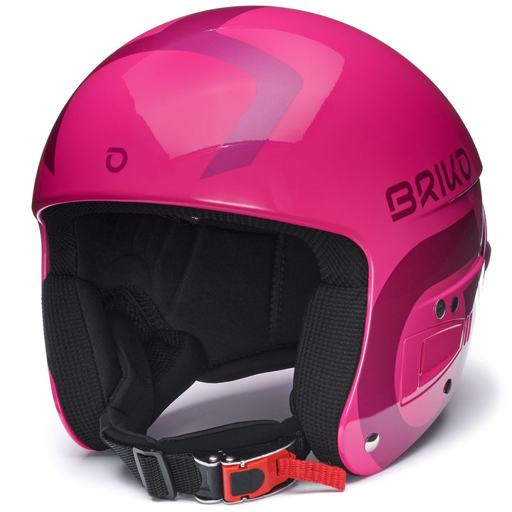 Casco da sci unisex rosso con sistema di assorbimento degli urti 1