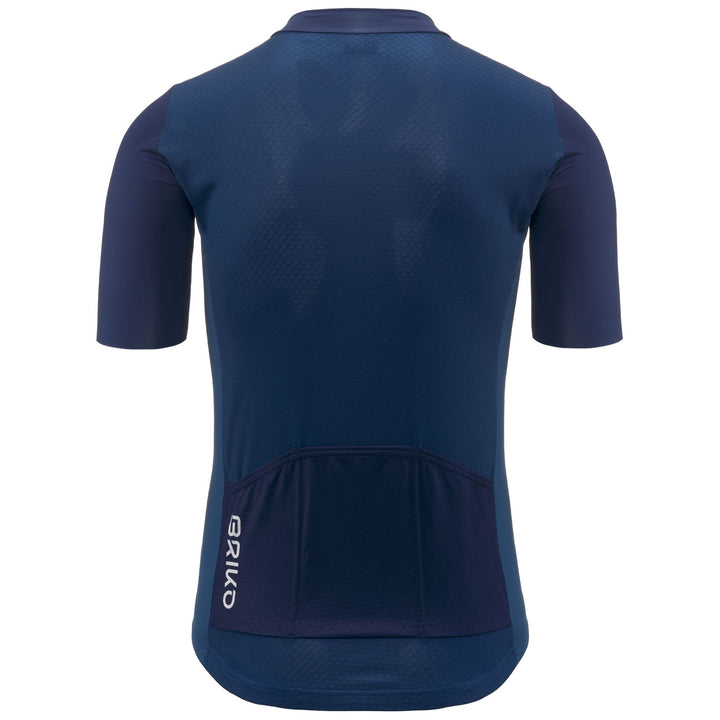 Blue Men's Cycling Jersey with Breathability and Ergonomic Fit 3