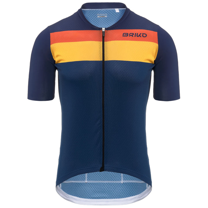 Blue Men's Cycling Jersey with Breathability and Ergonomic Fit 1