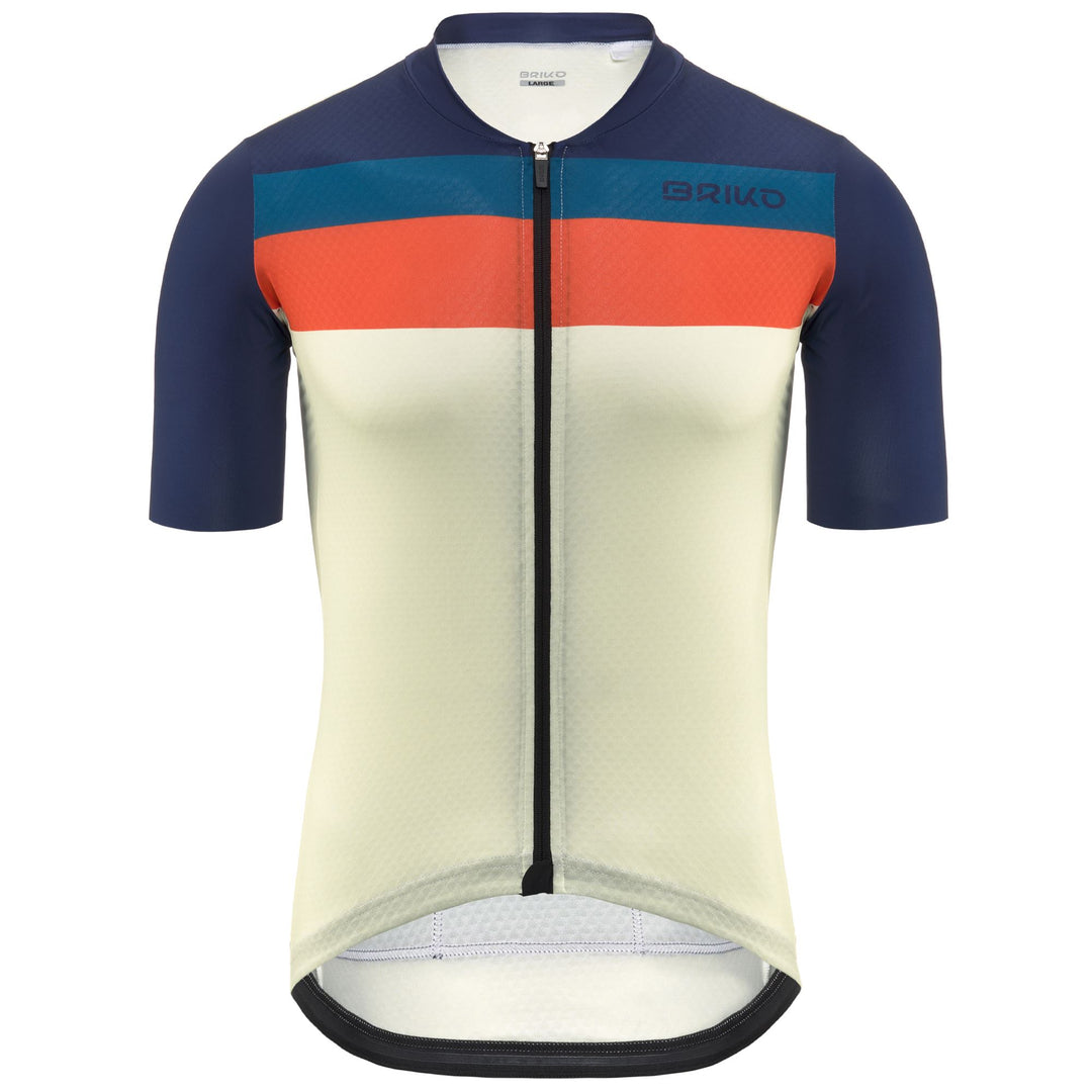 White Men's Cycling Jersey for Road Riding 01
