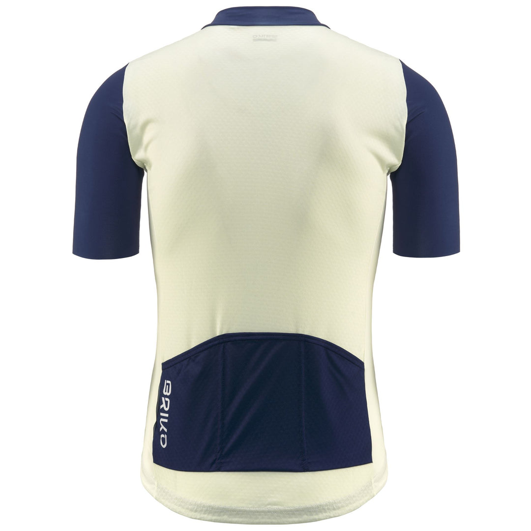 White Men's Cycling Jersey for Road Riding main