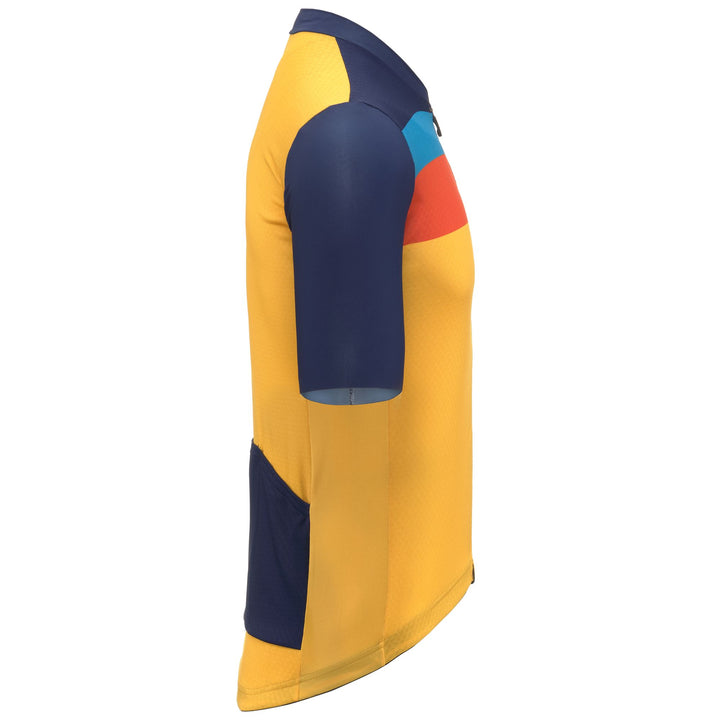 Yellow Men's Cycling Jersey for Road Biking 2
