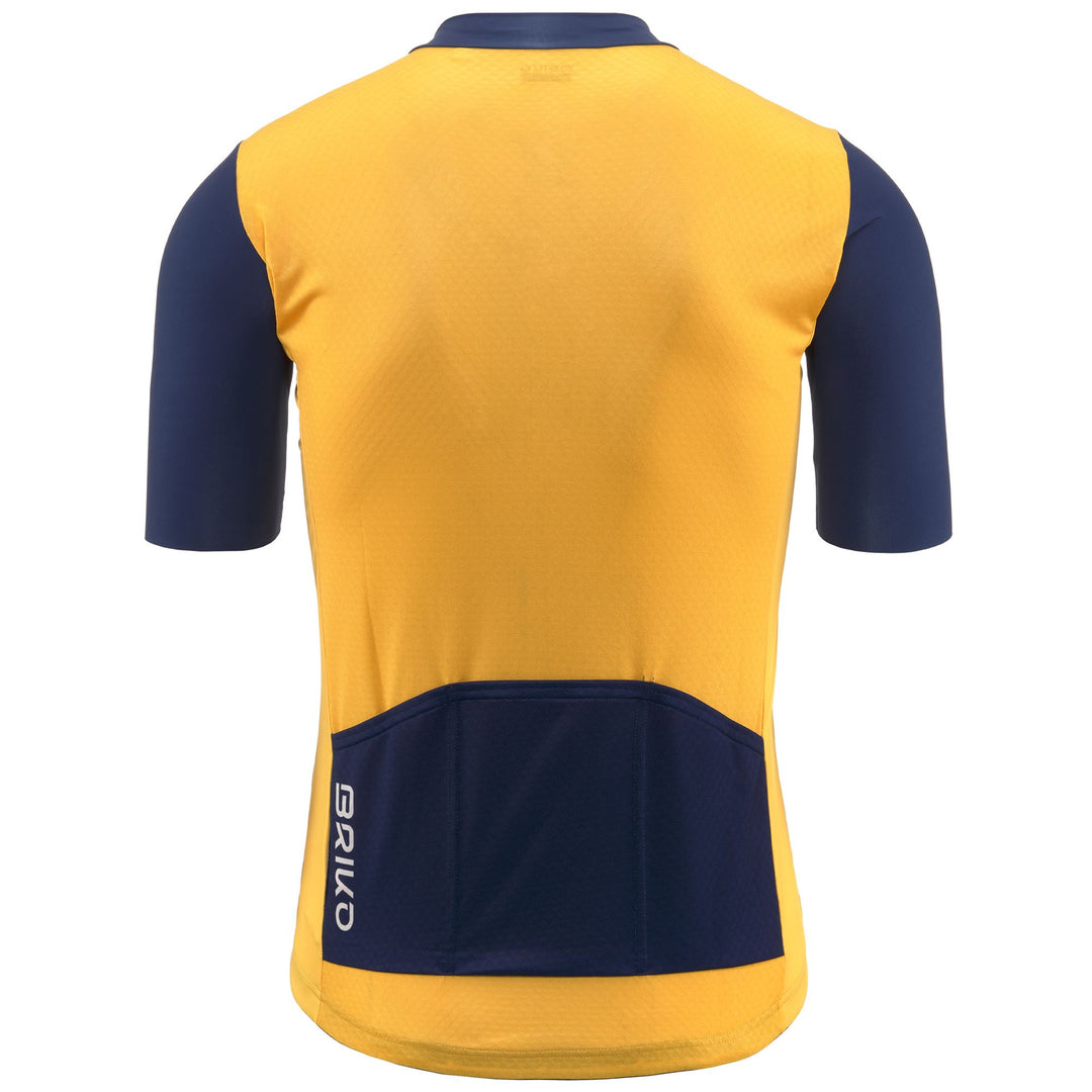 Yellow Men's Cycling Jersey for Road Biking main