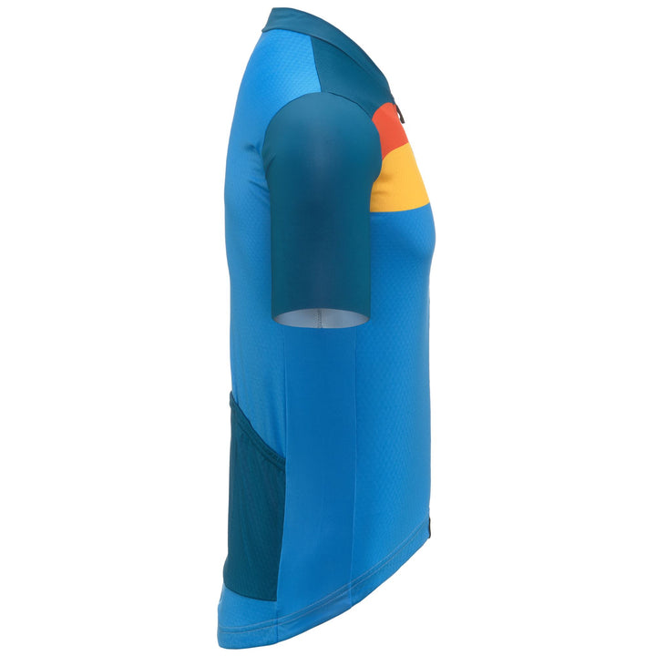 Blue Men's Cycling Jersey for Road Biking 2