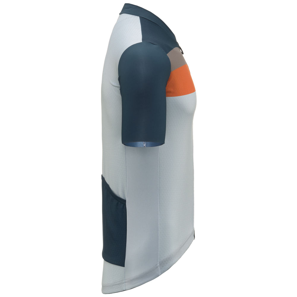 Maglia da ciclismo da uomo beige con traspirabilità e vestibilità ergonomica 02