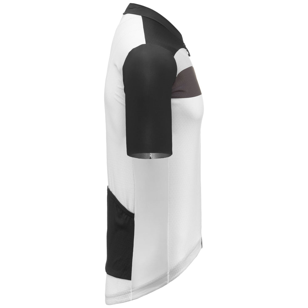 Maglia da ciclismo bianca da uomo con caratteristiche di traspirabilità e comfort 02