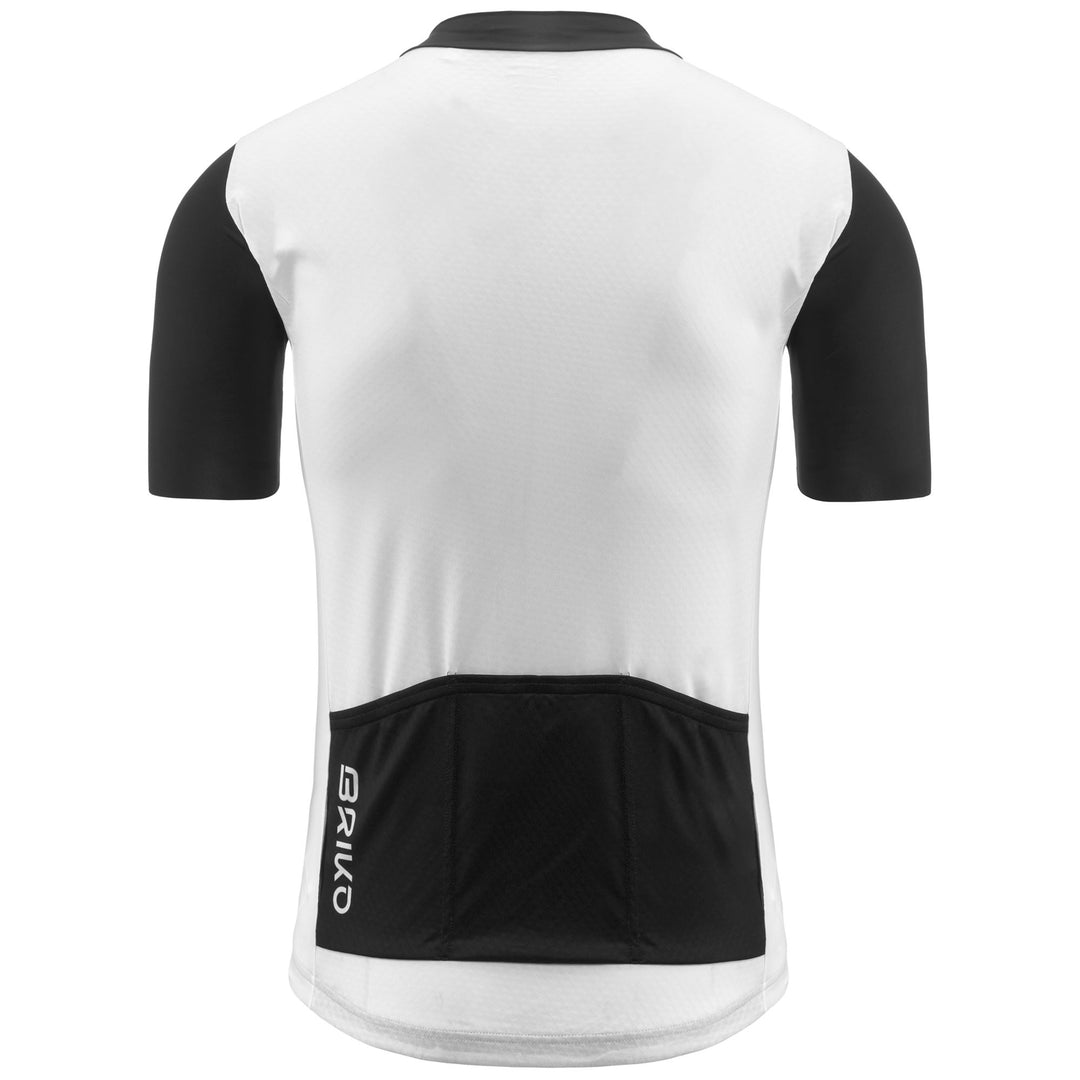 White Men's Cycling Jersey with Breathability and Comfort Features main