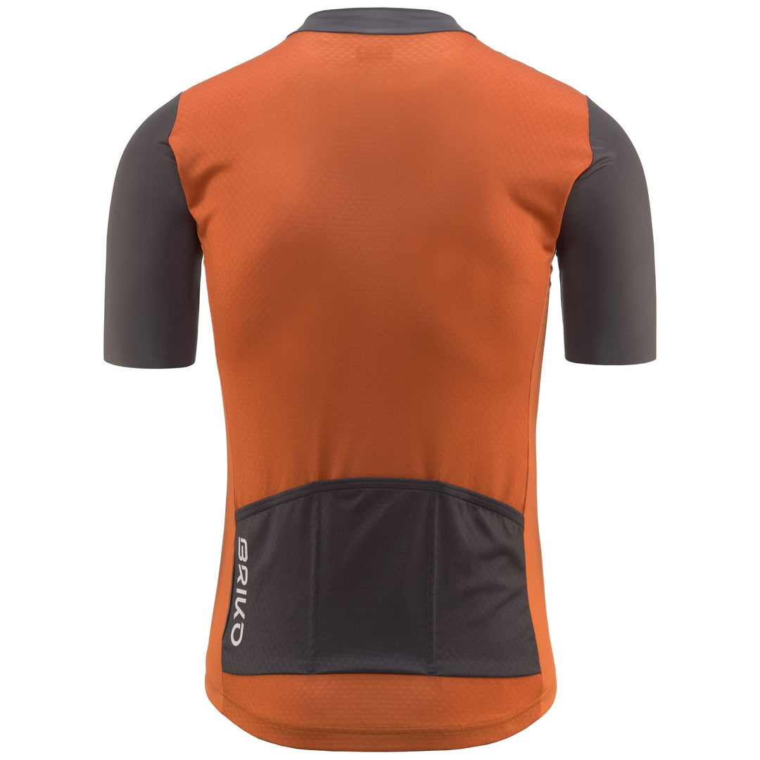 JERSEYKO STRIPE Active Jerseys Shirt Man ORANGE RUST-GREY DK-GREY COLD-YELLOW CITRUS Adult S Orange Rust Grey Dk Grey Cold Yellow
