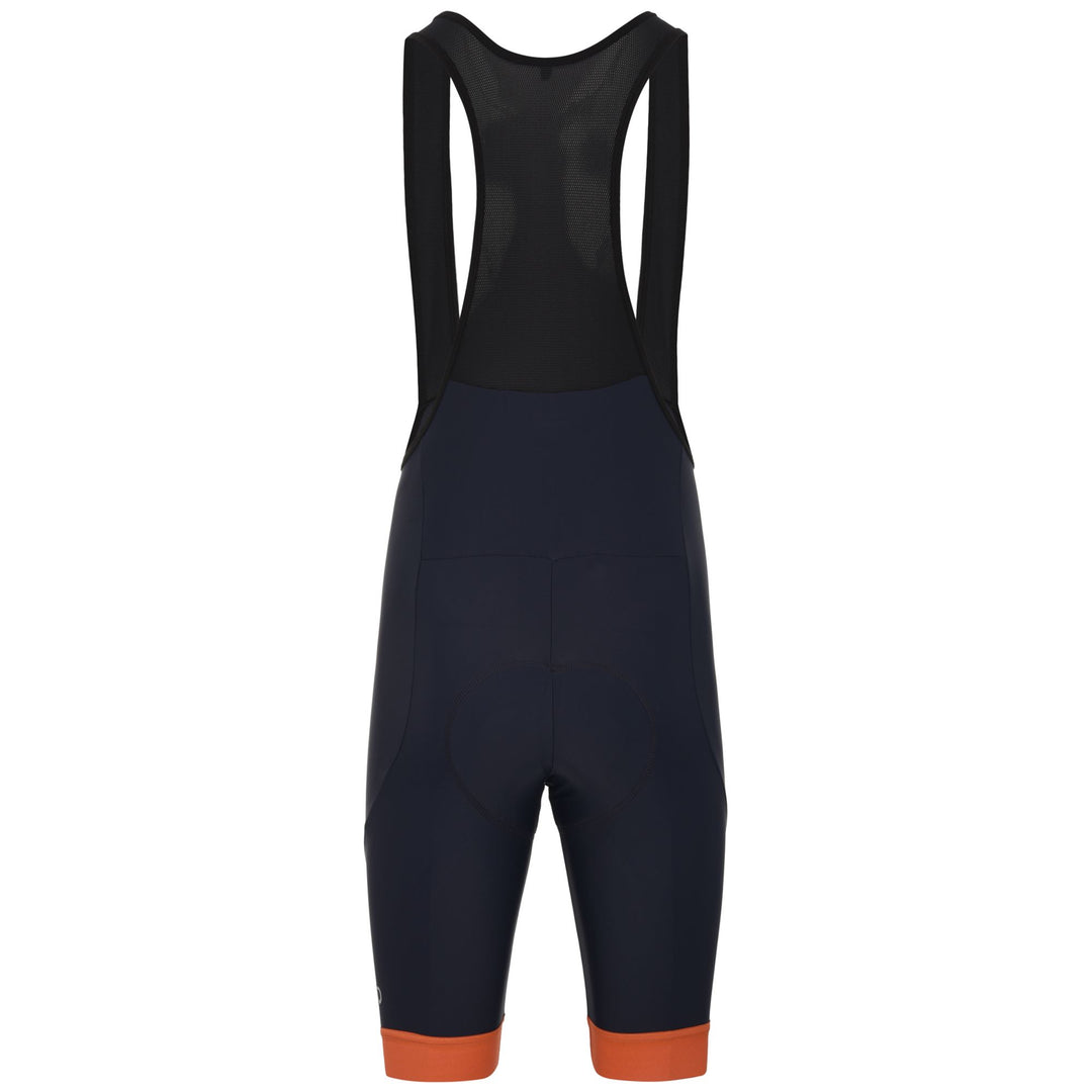Blue Men's Cycling Bib Shorts with Compression and Reflective Features main