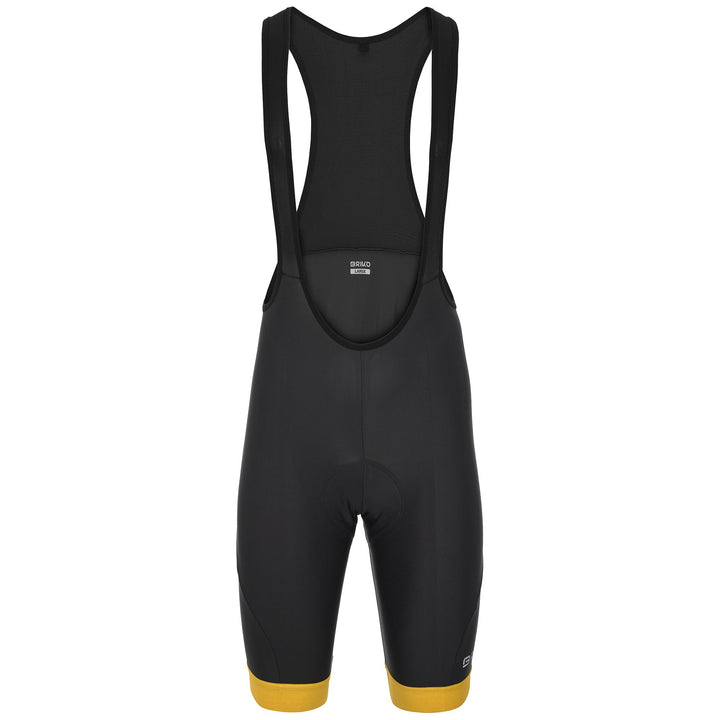 Grey Men's Cycling Bib Shorts with Compression and Reflective Features 1