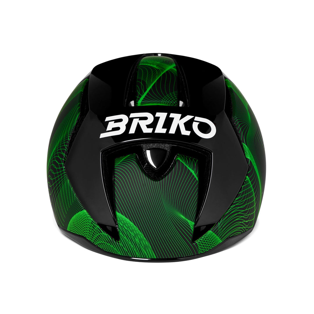 Unisex Black and Green Cycling Helmet with Ventilation System main