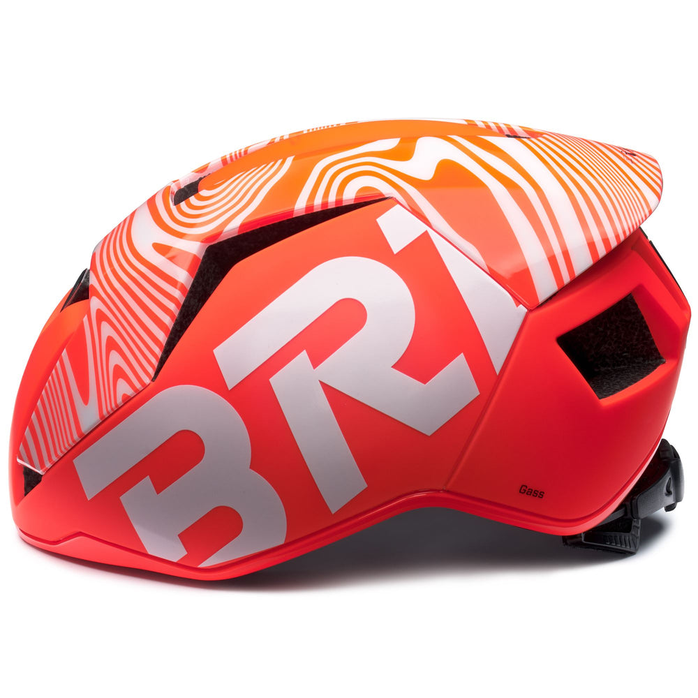 Unisex Red and Orange Cycling Helmet with Ventilation System 02