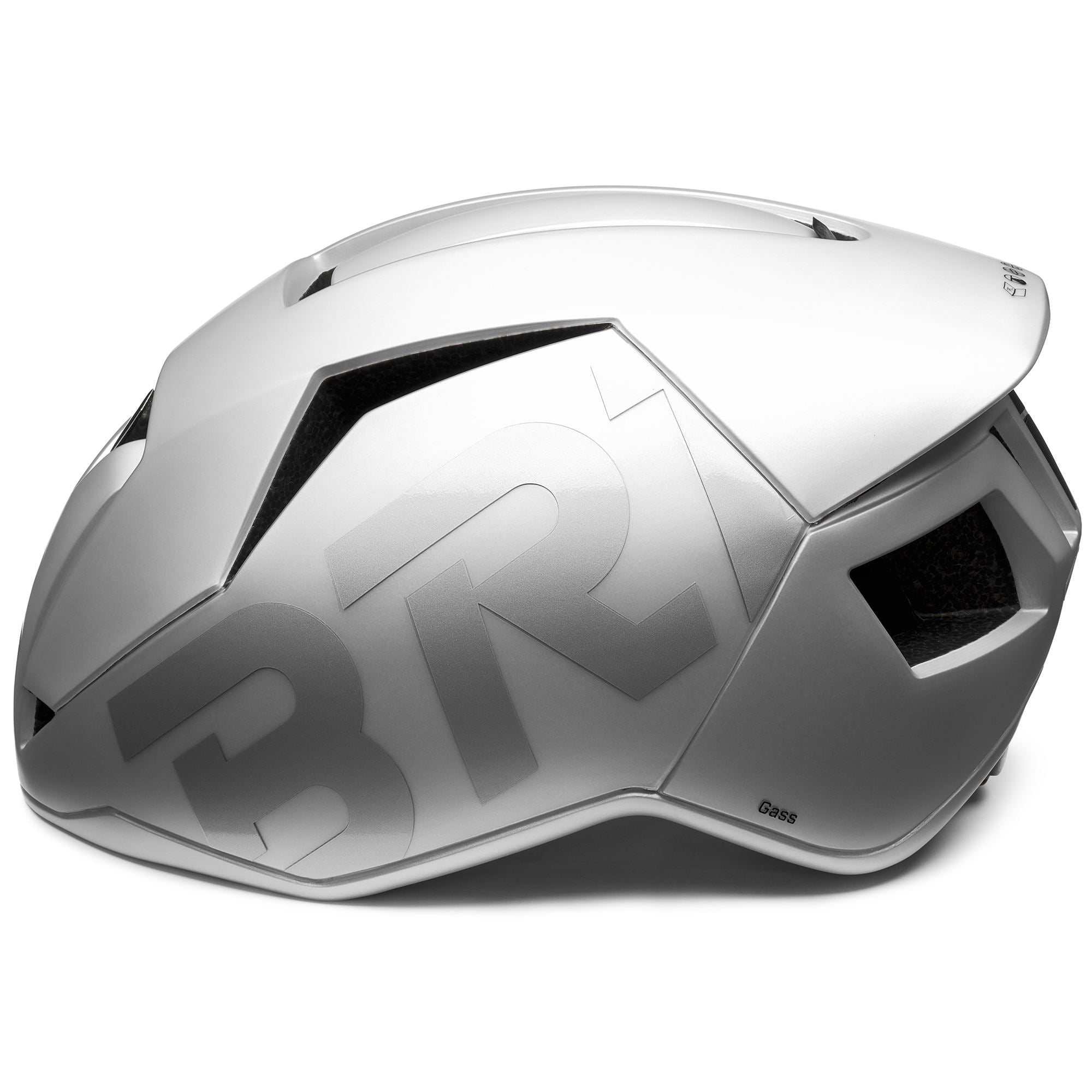 Helmets Unisex GASS GRAPHIK Helmet Matt Shiny Silver