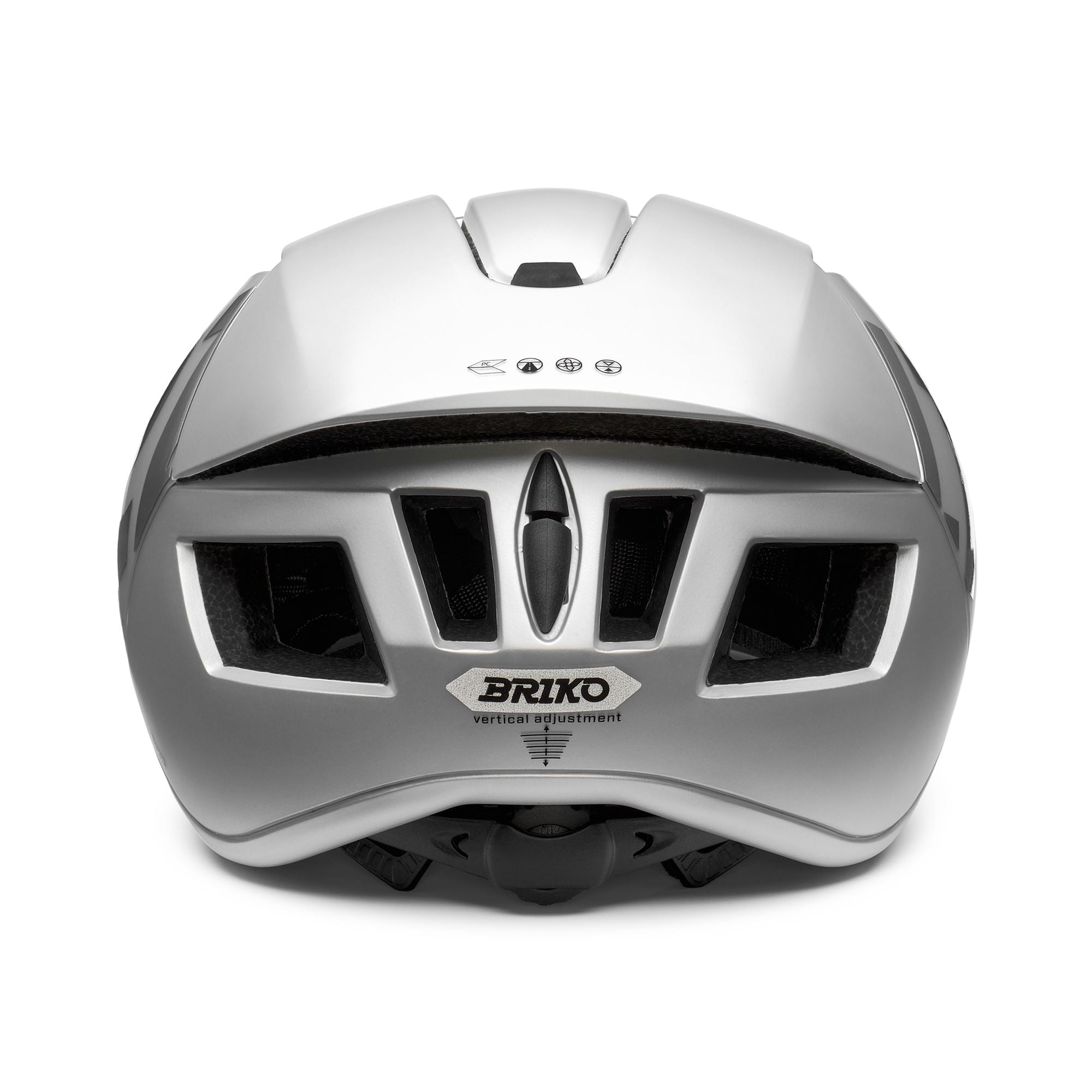 BRIKO　GS用ヘルメット Helmets Unisex GASS GRAPHIK Helmet Matt Shiny Silver