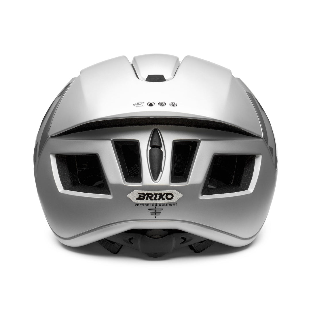 Unisex Grey and Silver Cycling Helmet with Ventilation System main