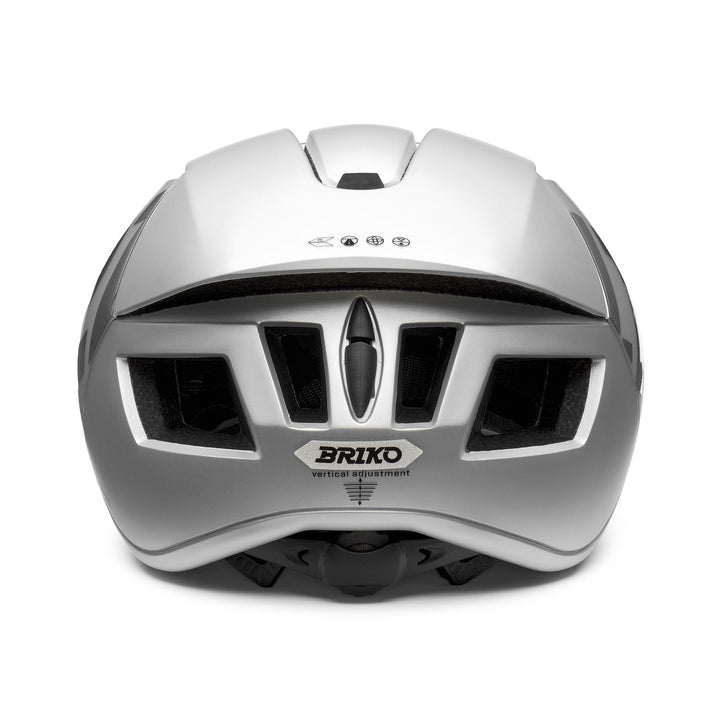 Unisex Grey and Silver Cycling Helmet with Ventilation System 4