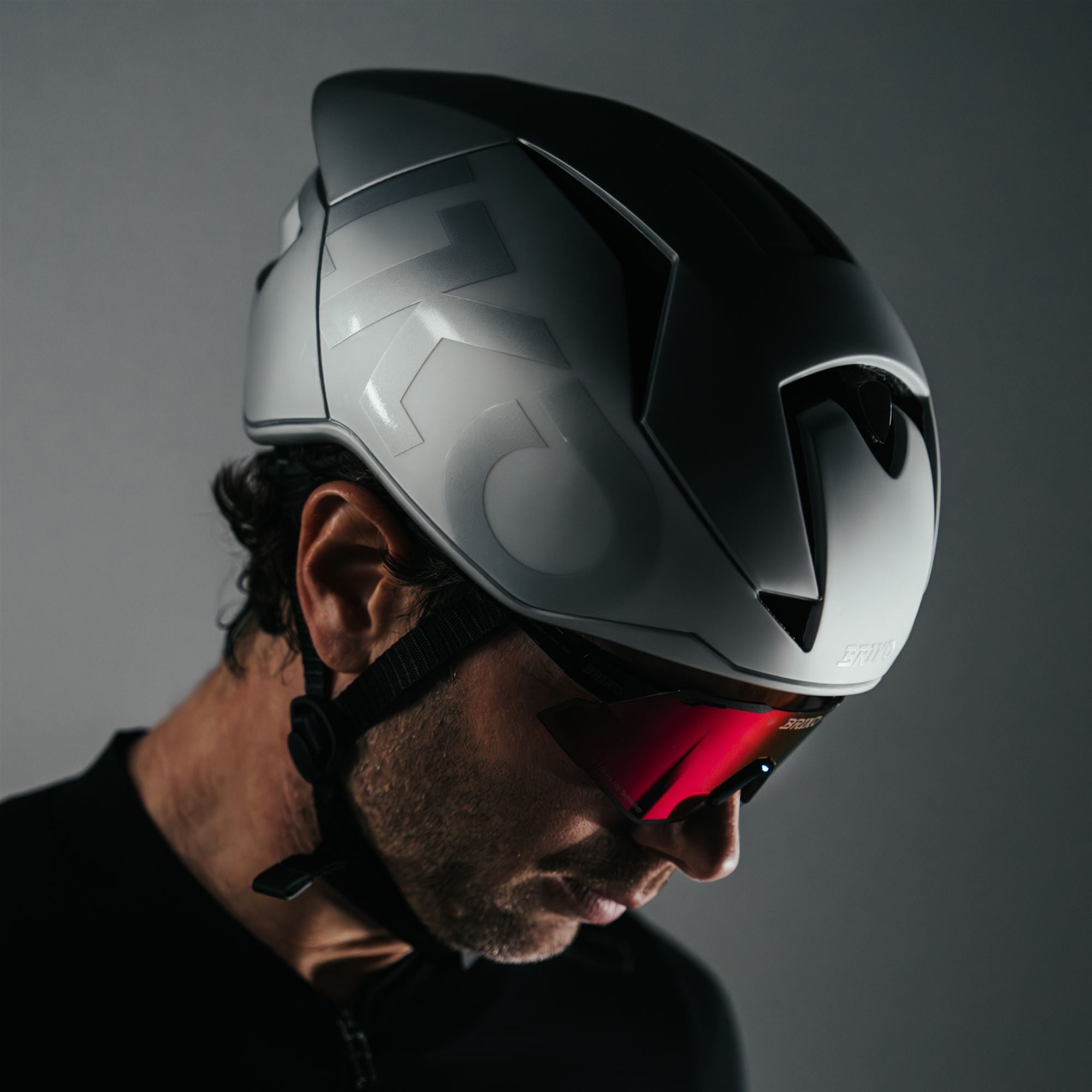 Helmets Unisex GASS GRAPHIK Helmet Matt Shiny Silver