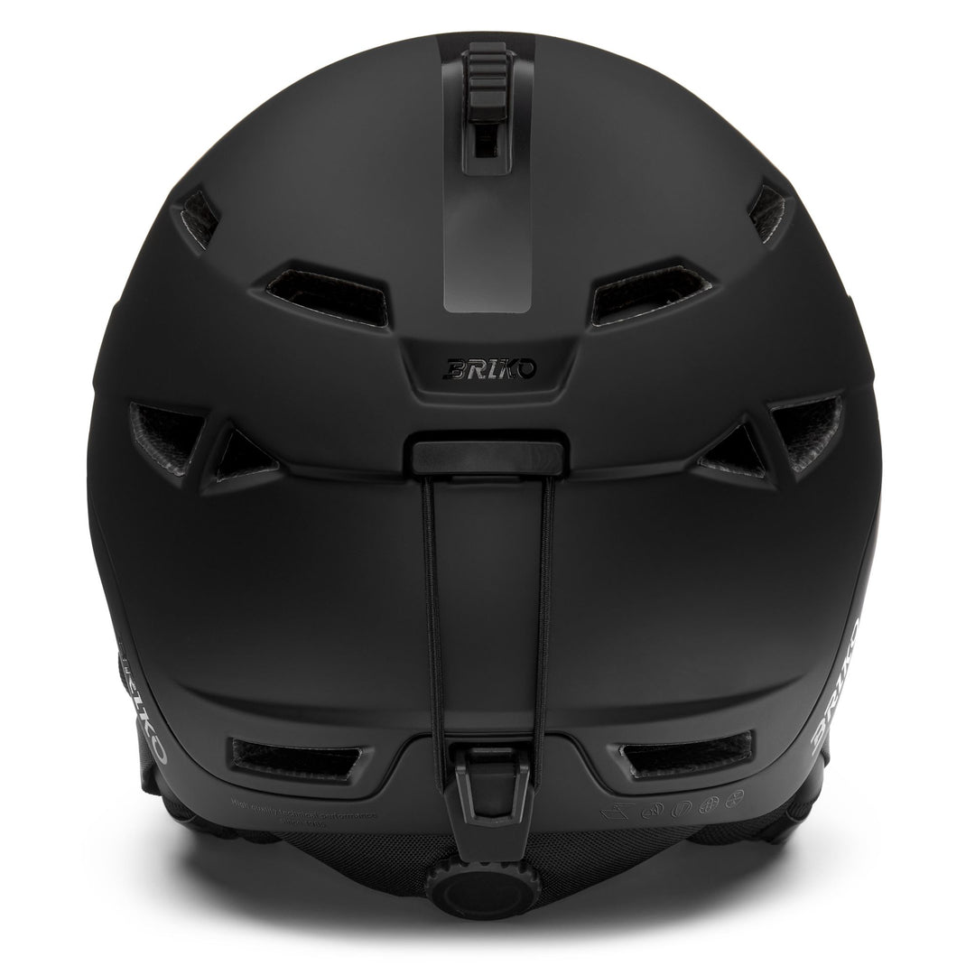 Unisex Black Ultralight Ski Helmet with Adjustable Ventilation main