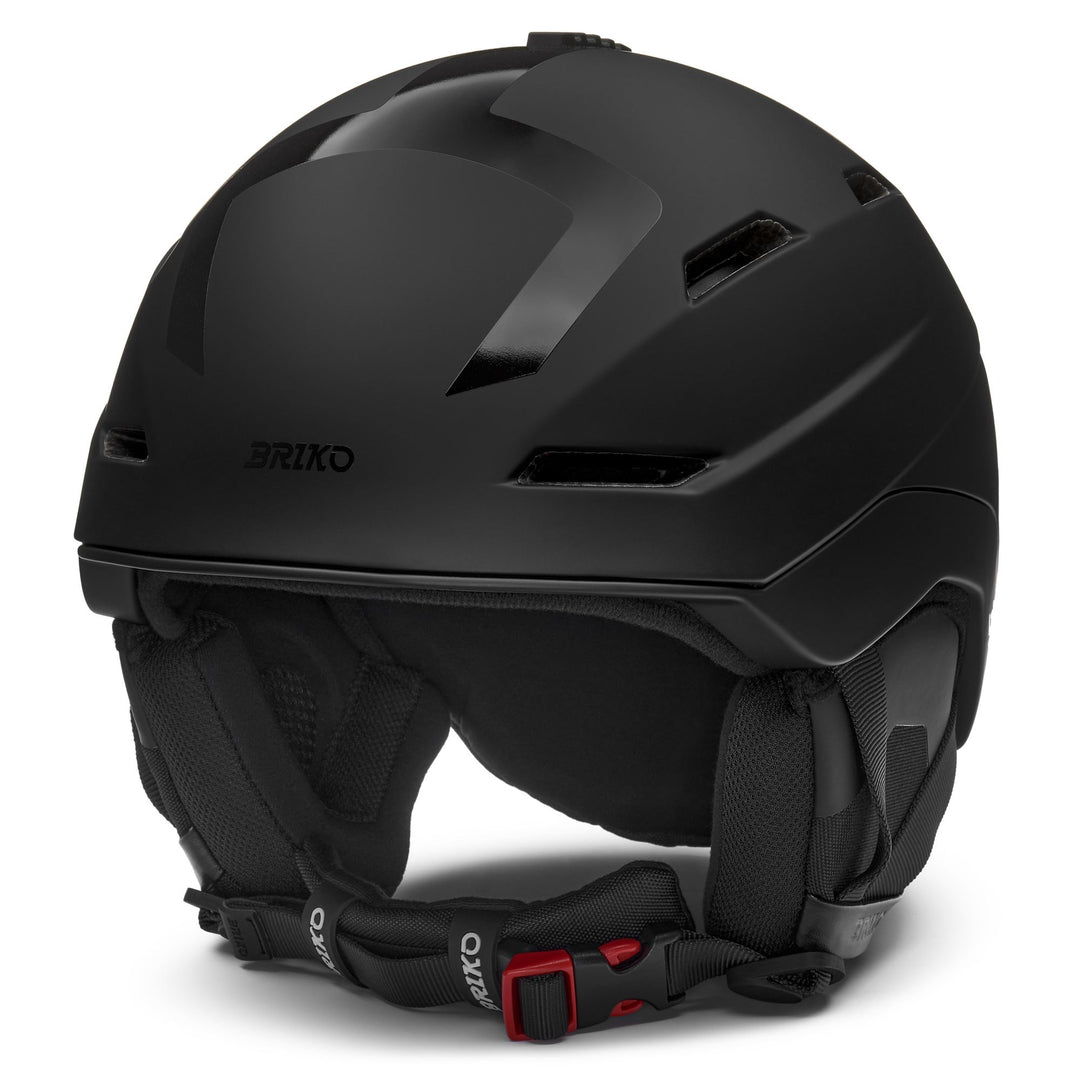 Unisex Black Ultralight Ski Helmet with Adjustable Ventilation 01