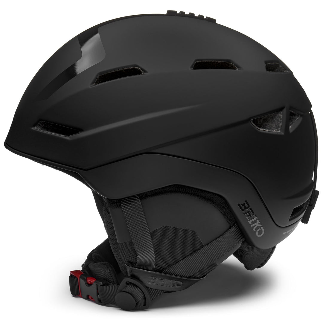 Unisex Black Ultralight Ski Helmet with Adjustable Ventilation main