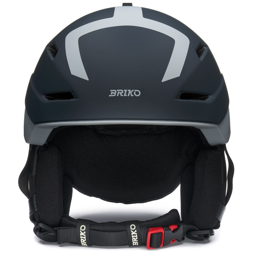 Unisex Blue and Gray Ski Helmet with Antibacterial Padding main