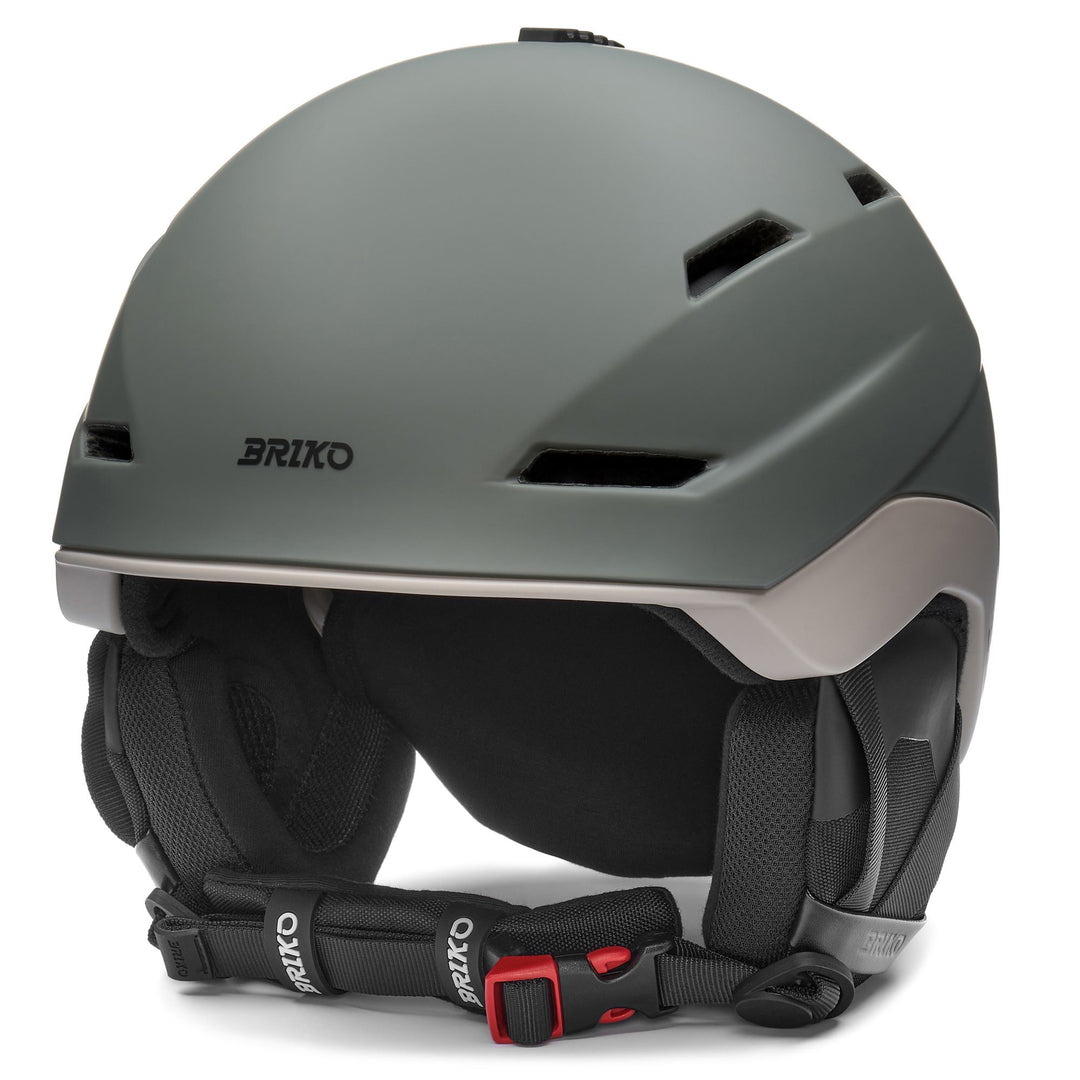 Unisex Grey Ski Helmet with Adjustable Ventilation and Antibacterial Padding 01