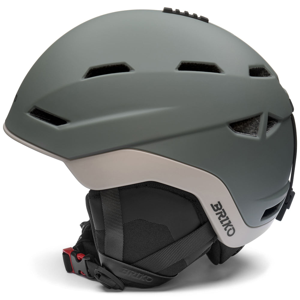 Unisex Grey Ski Helmet with Adjustable Ventilation and Antibacterial Padding 02