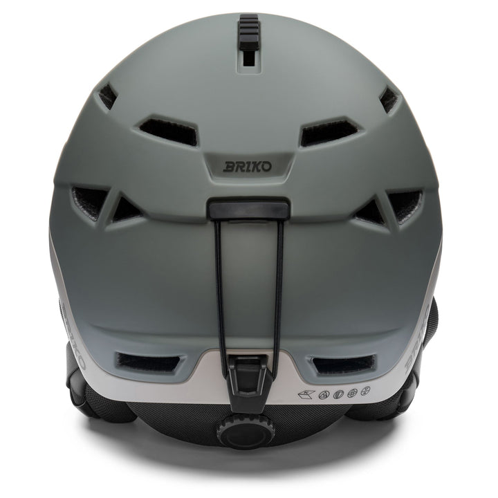 Casque de ski gris unisexe avec ventilation réglable et rembourrage antibactérien 4