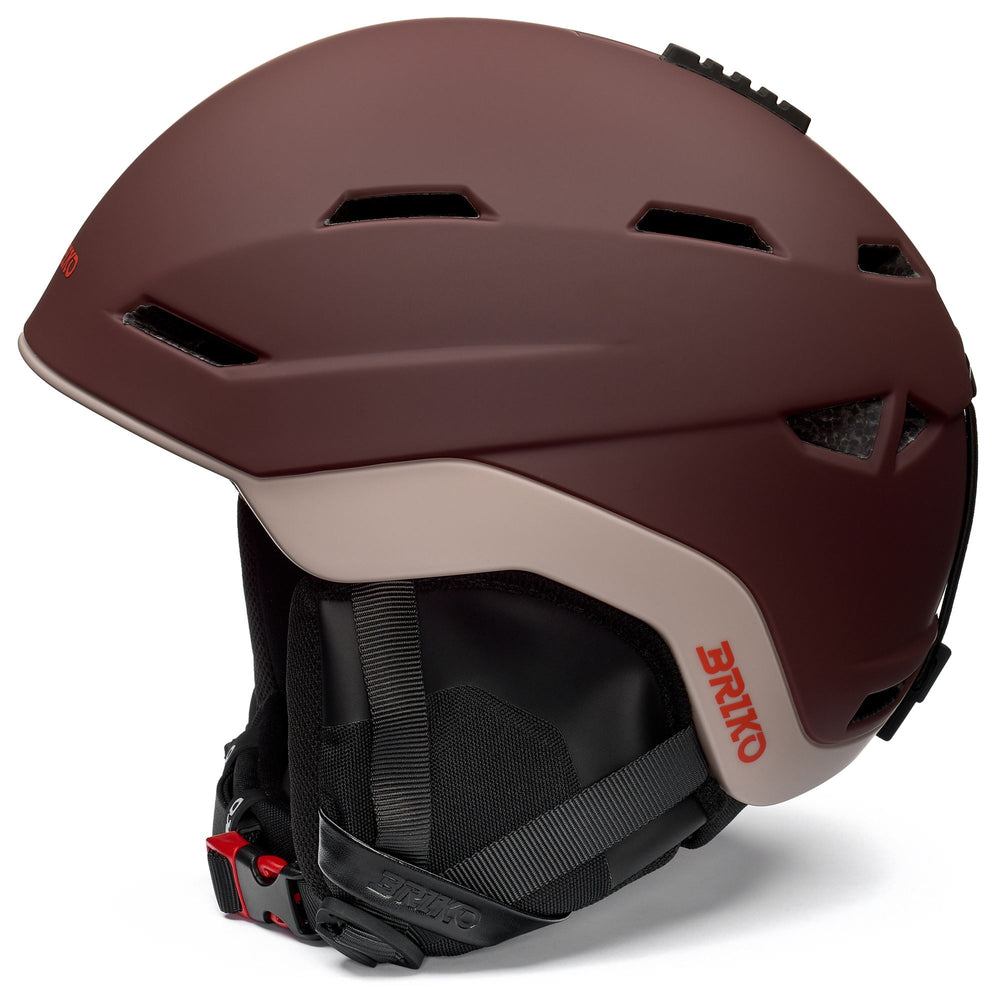 BERG - Caschi - Casco - Unisex - Matt Crater Brown-Beige-Dark Orange 02