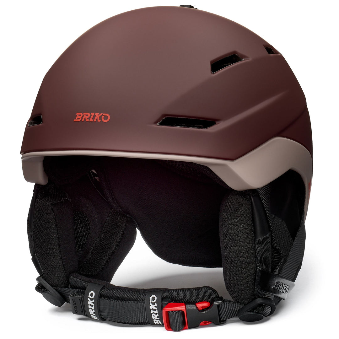 BERG - Caschi - Casco - Unisex - Matt Crater Brown-Beige-Dark Orange 01