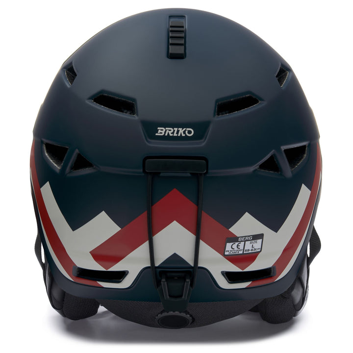Casque de ski unisexe bleu et beige avec rembourrage antimicrobien 4