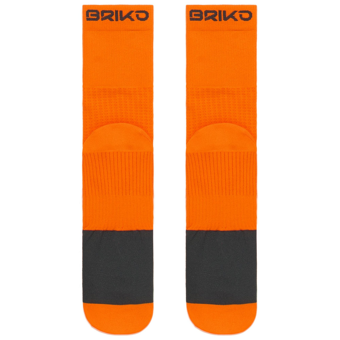 Unisex Orange Cycling Socks with Compression Support main