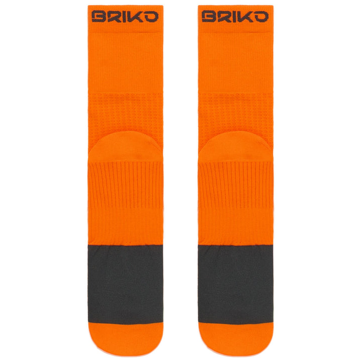 Unisex Orange Cycling Socks with Compression Support 3