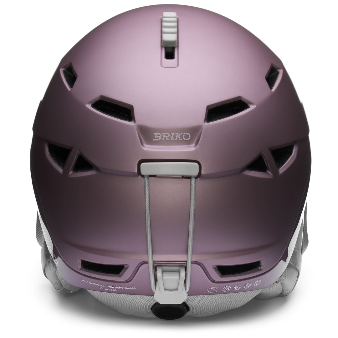Woman Violet and Pink Ski Helmet with Ventilation and Antibacterial Padding main