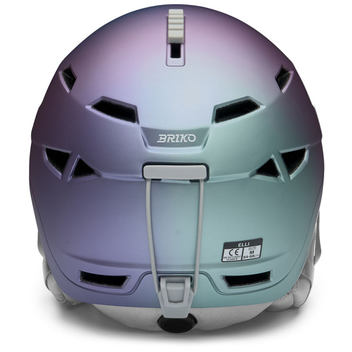 White and Multicolor Women's Lightweight Ski Helmet 4