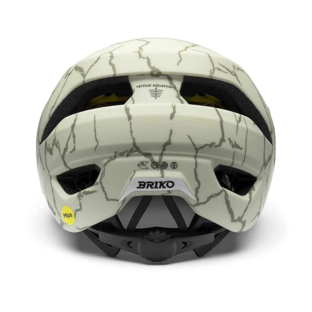 Casque de vélo unisexe vert et beige avec ventilation et rembourrage main