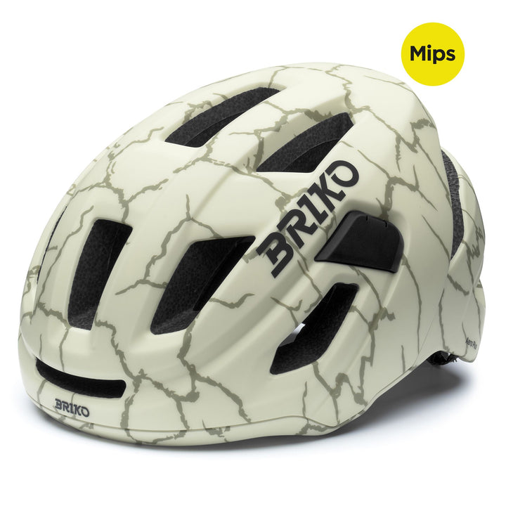 Unisex Green and Beige Cycling Helmet with Ventilation and Padding 1